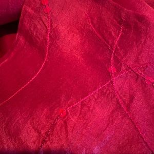 Elizabeth Gillett NYC Silk Sequined Scarf NWOT